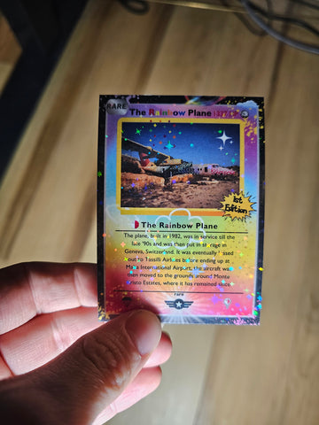 The Rainbow Plane - ABANDONED Trading Card series          #5