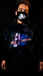 Rising Skull face mask black,street wear fashion