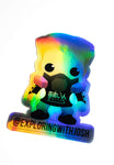 Exploring With Josh Holographic Sticker
